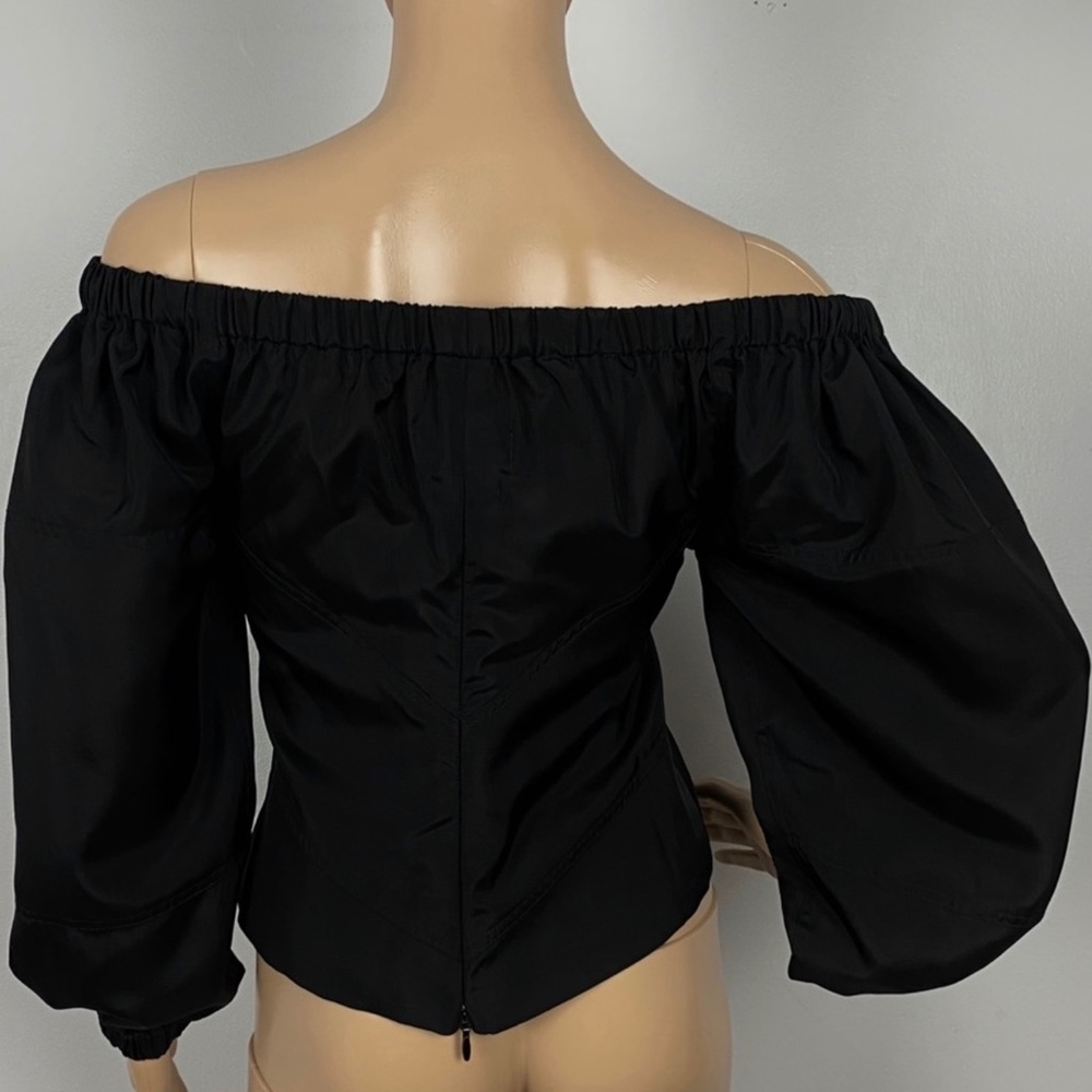 NEW RTA REVOLVE BLACK OFF-THE-SHOULDER TOP - Picture 7 of 9